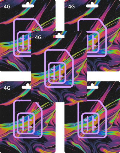 5x Blank MAXOSIM Card (Telstra Network)